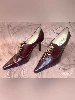 Petra Firenze Pointy Toe Stiletto with Laces - 8